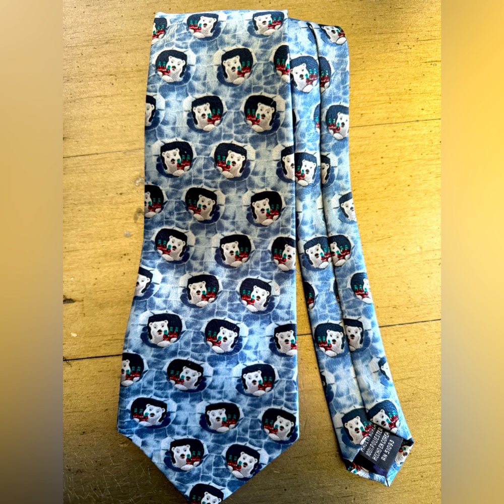 Coca Cola polar bear tie